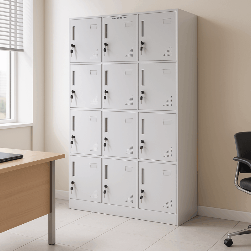 12-Locker Filing Cabinet