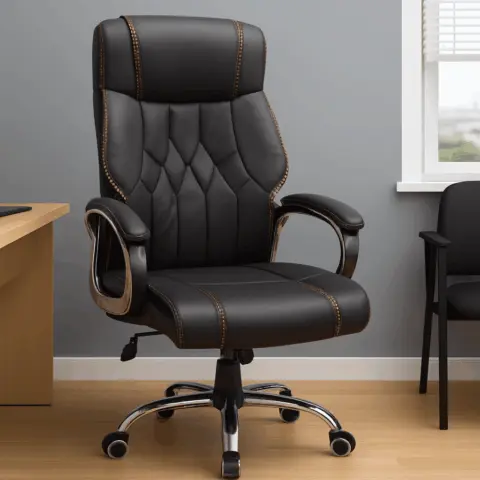Leather office chair