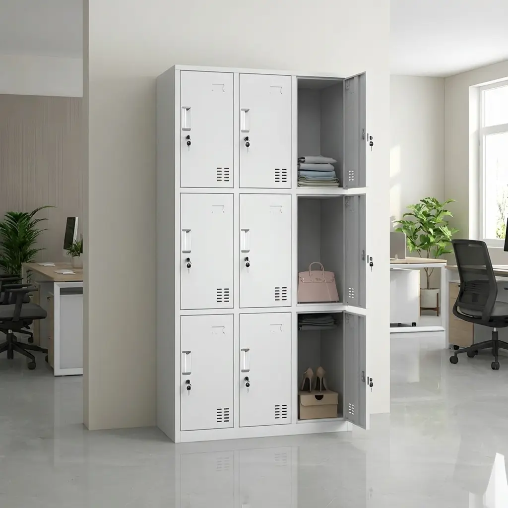 9-Locker Filing Cabinet