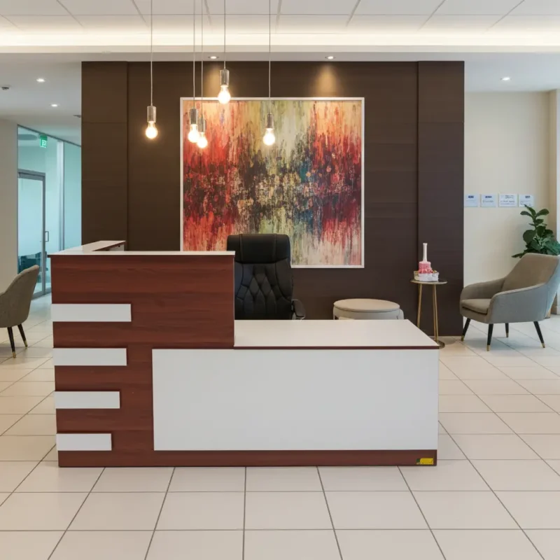 2-Meter Reception Desk