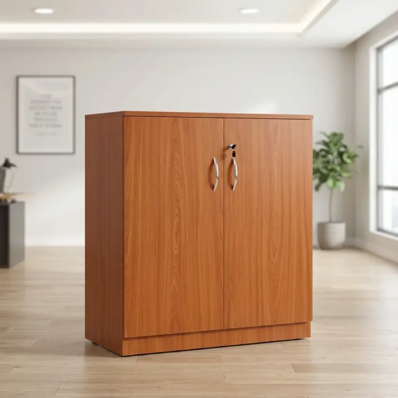 2-Door Wooden Credenza