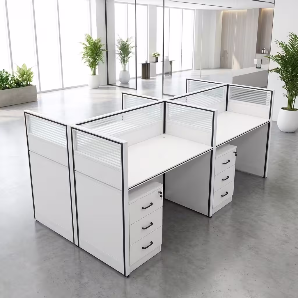 4 Way Office Workstation
