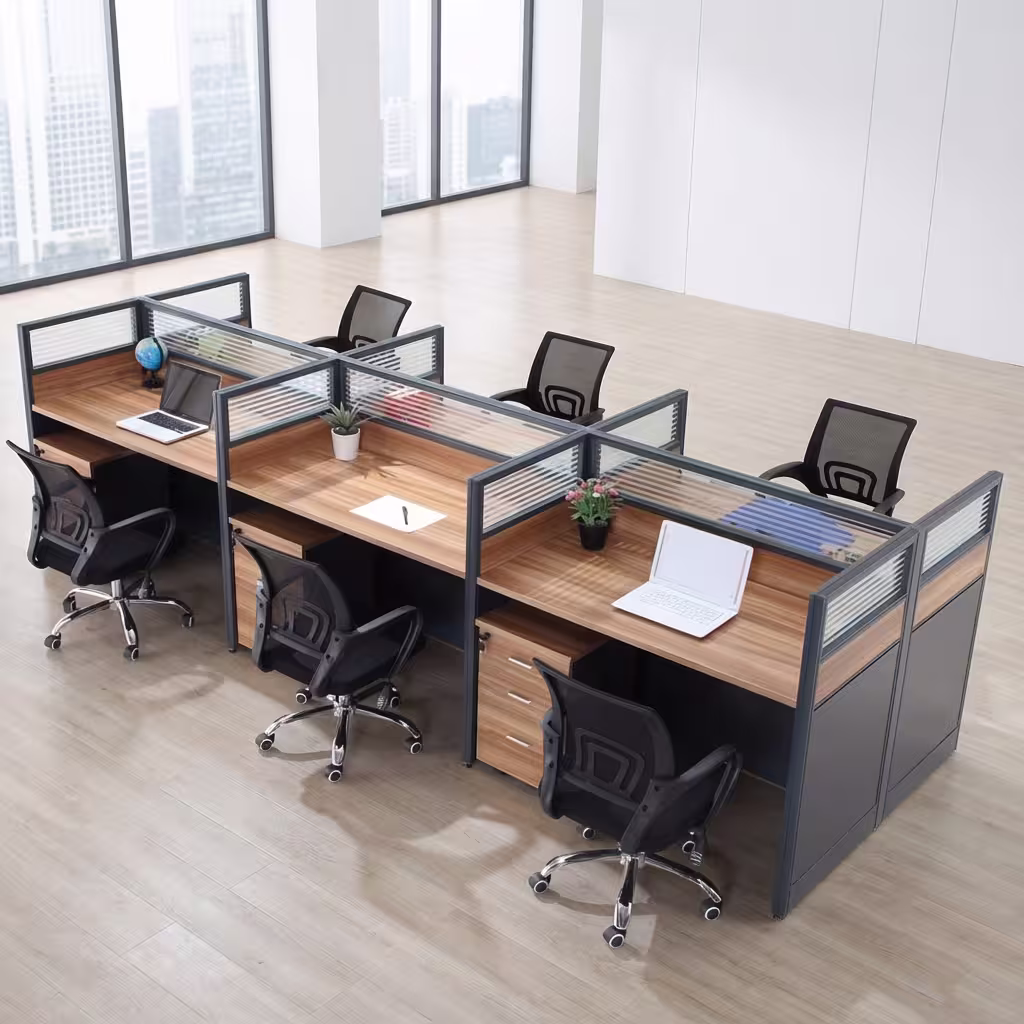6 way Office Workstation