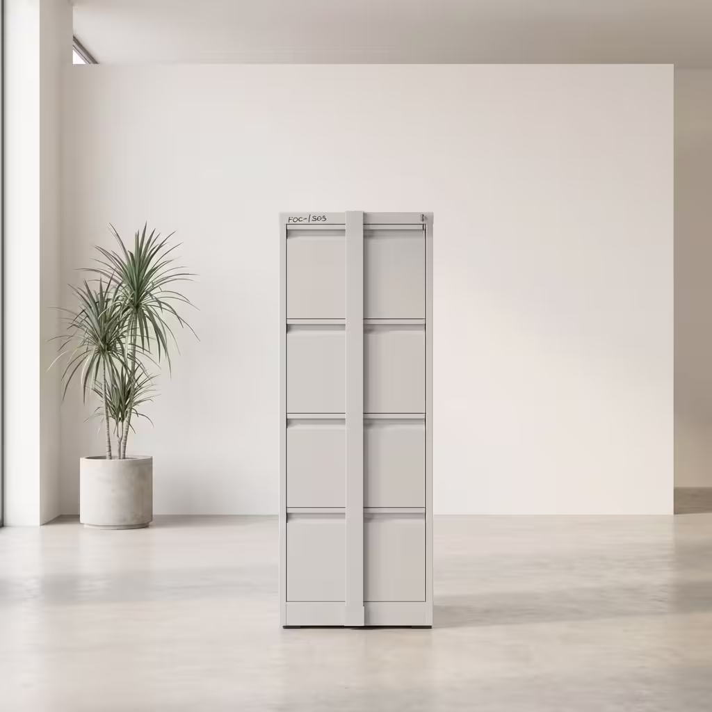 Filing Cabinet with Bar