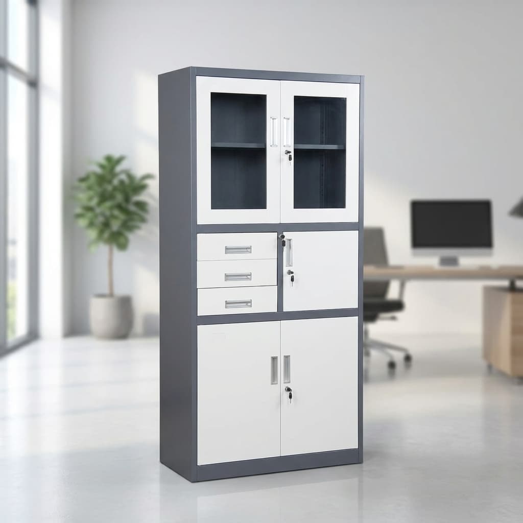 Full Glass Filing Cabinet