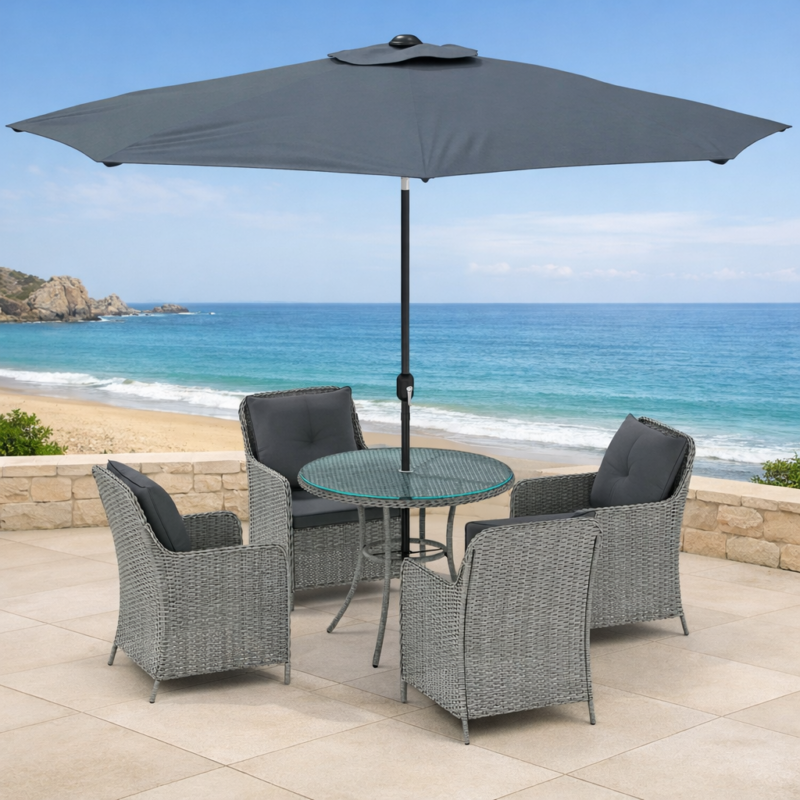 4 seater rattan outdoor set