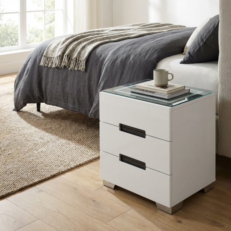 Wooden Bedside Drawer