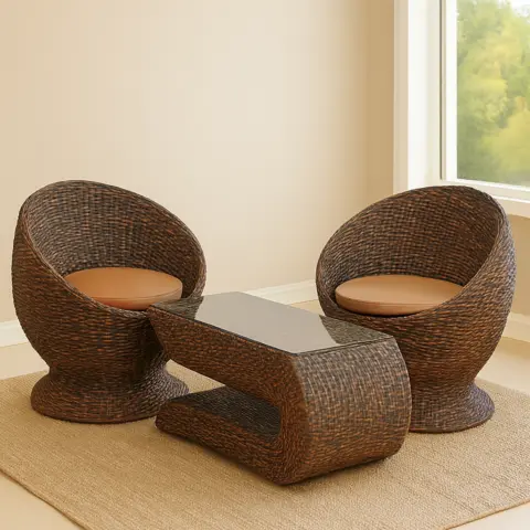Outdoor Rattan Bistro Set