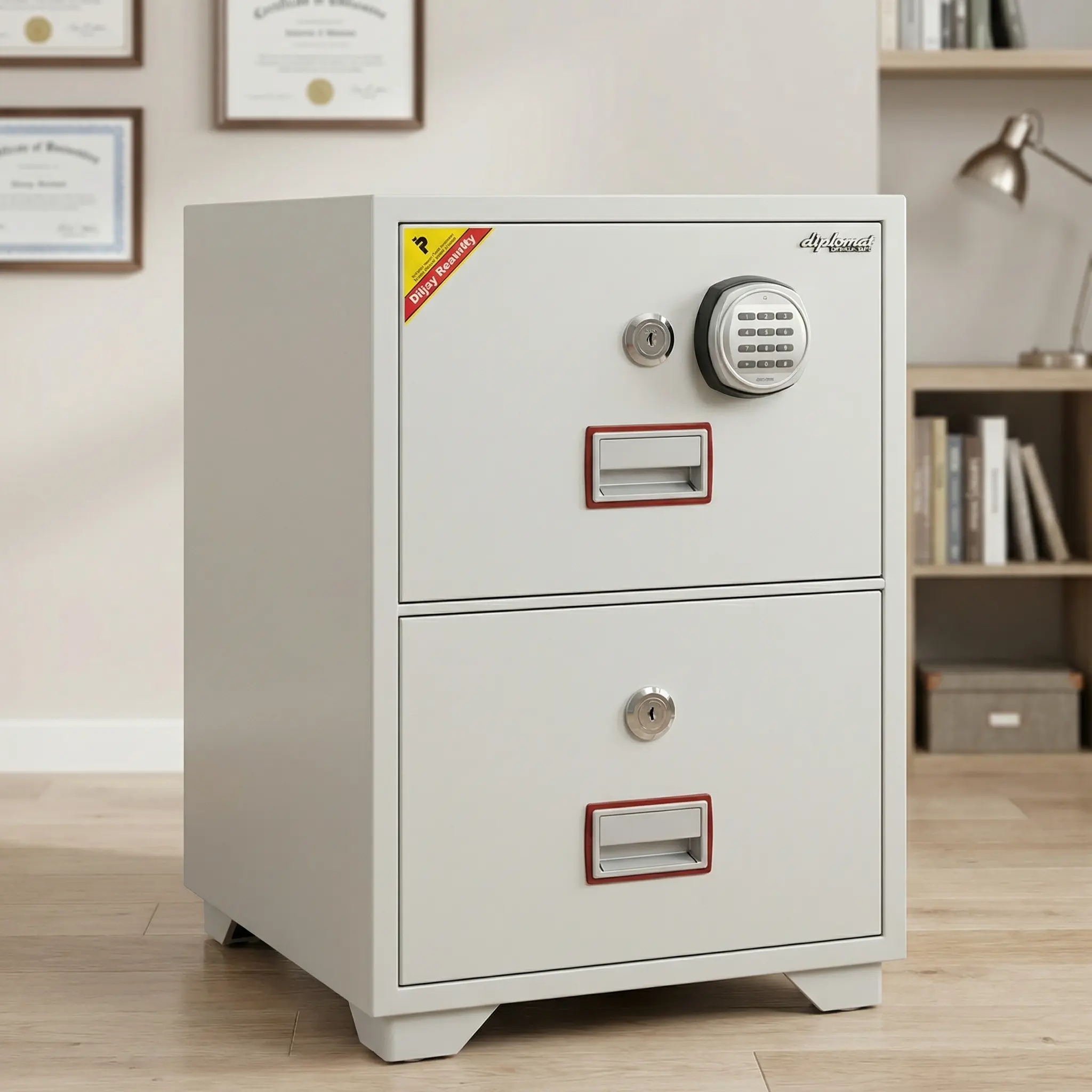 2 Drawer Diplomatic Fireproof Safe