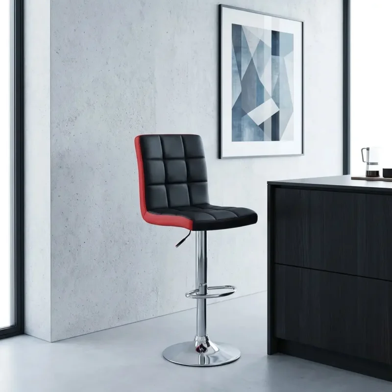 Bar Stools Modern PU Leather