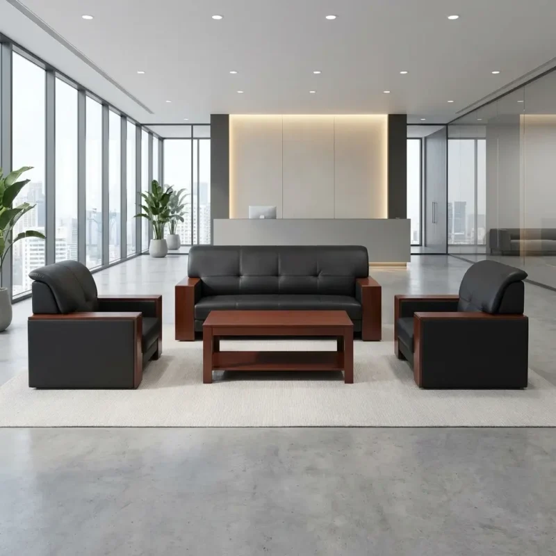 5 Seater office lounge sofa