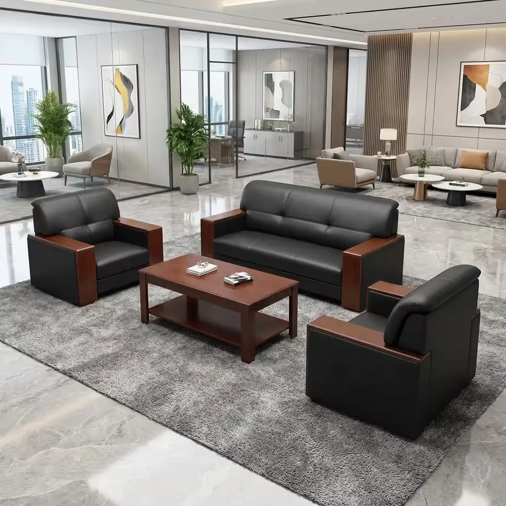 5 Seater office lounge sofa