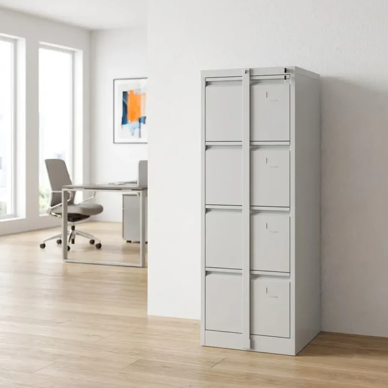 Filing Cabinet with Bar