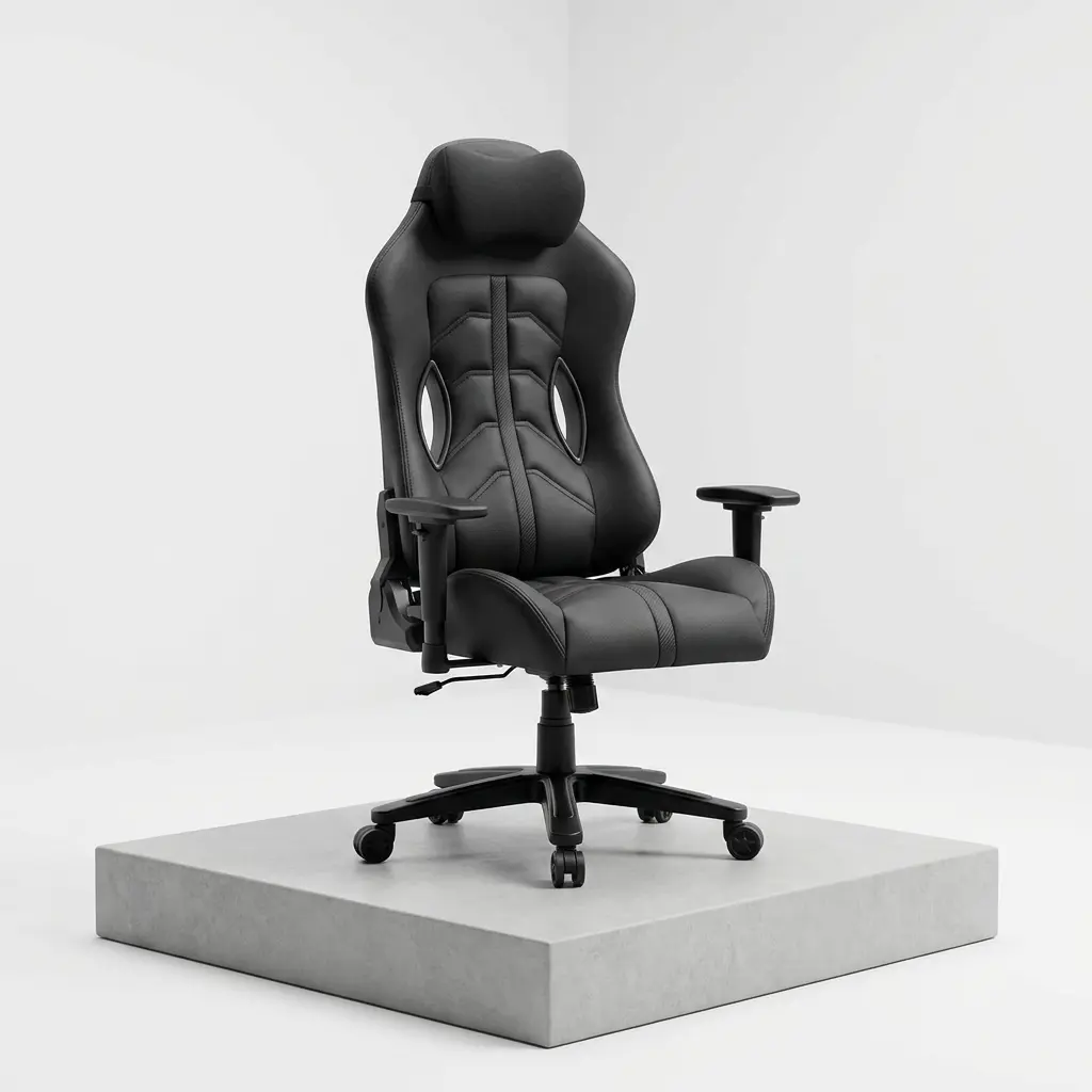 Swivel Leather Gaming Chair