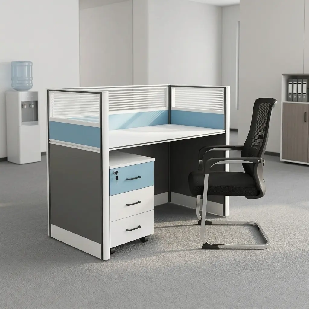 1 Way office workstation Desk