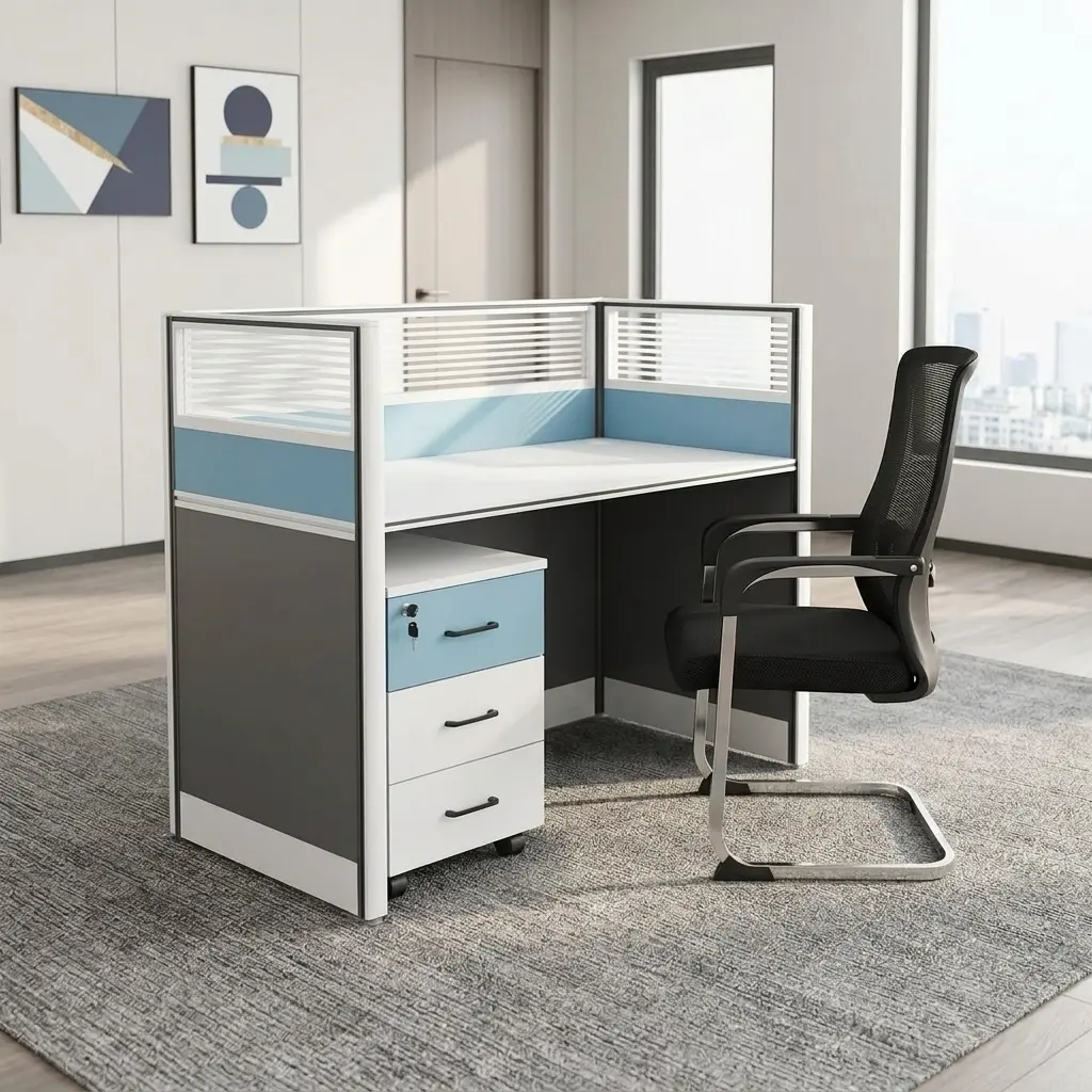 1 Way office workstation Desk