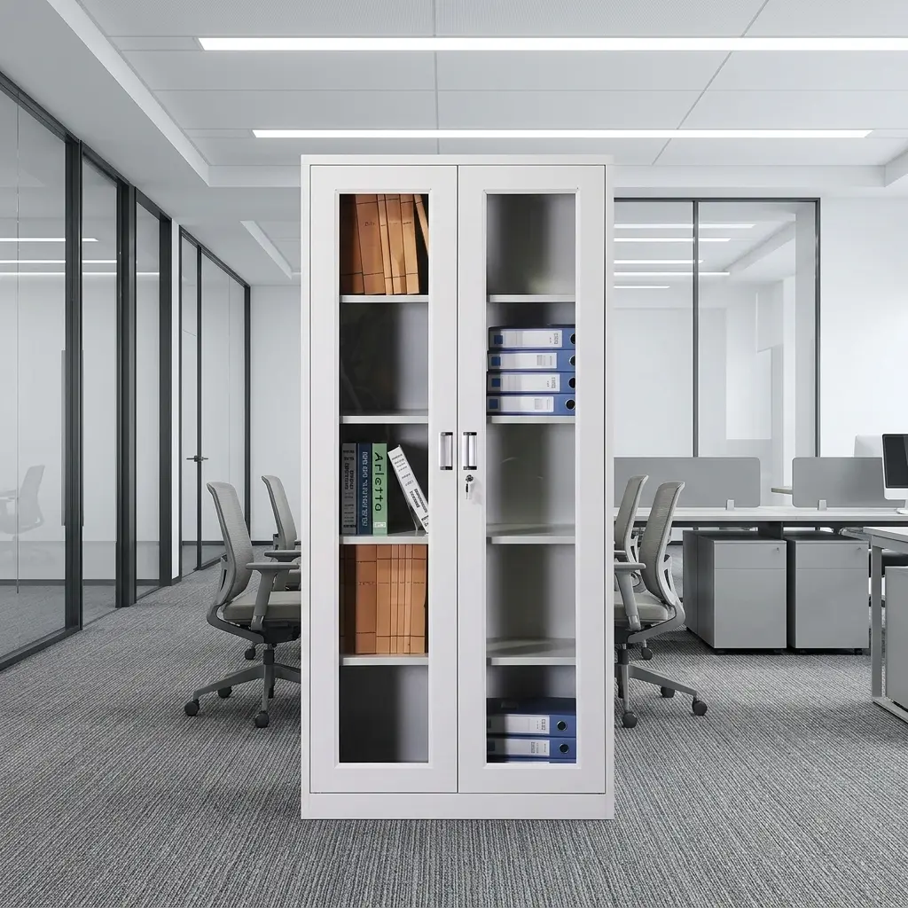 Full Glass Office Cabinet