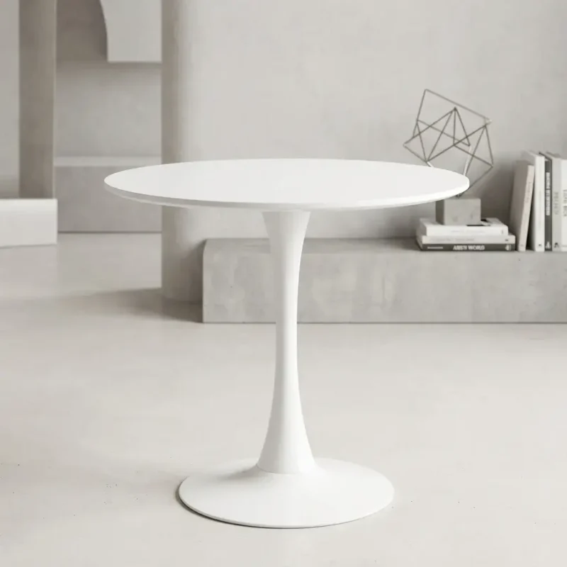 White Cocktail Table 0.8m