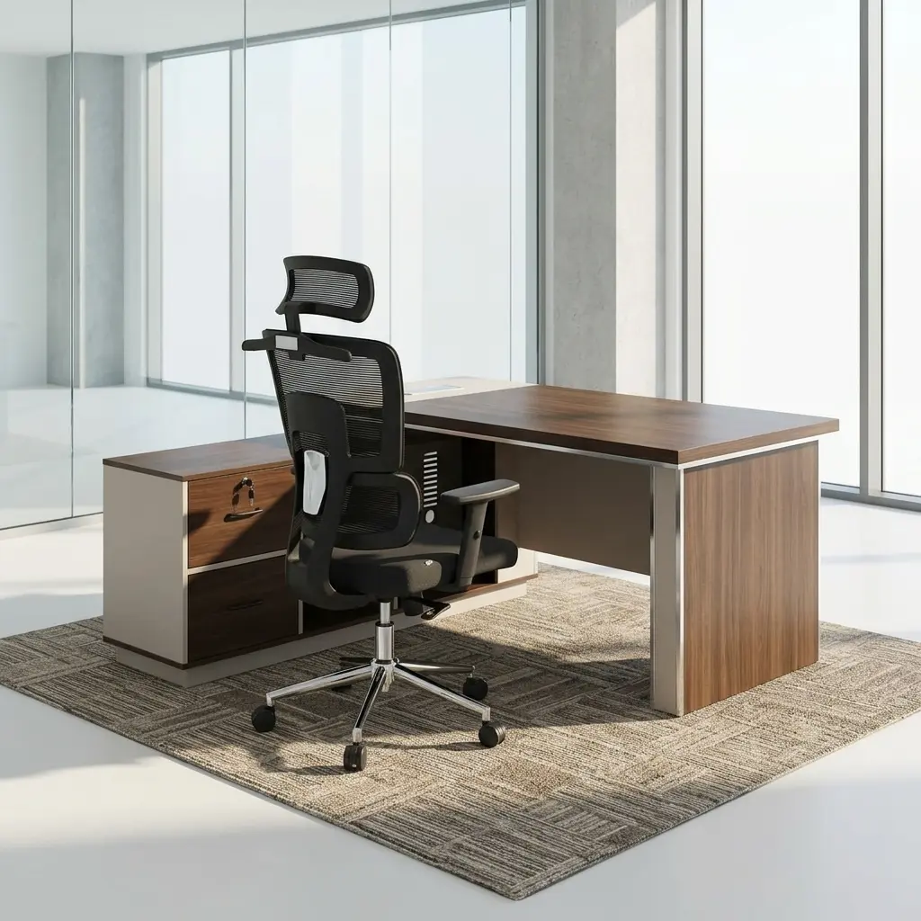 1.8m Executive Office Desk Combo