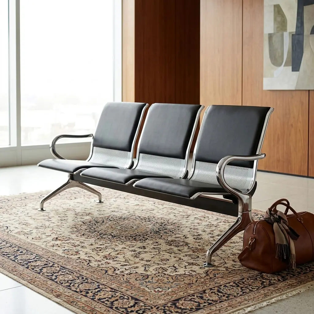 3-Seater Office Waiting Chair