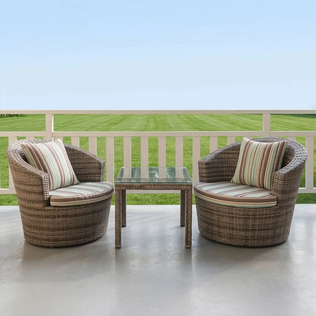 Rattan Outdoor Bistro Set