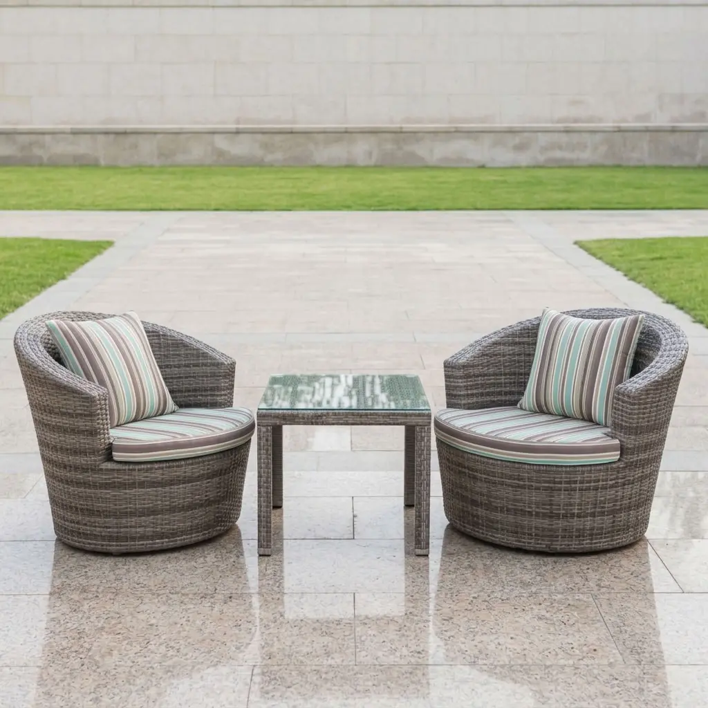 Rattan Outdoor Bistro Set