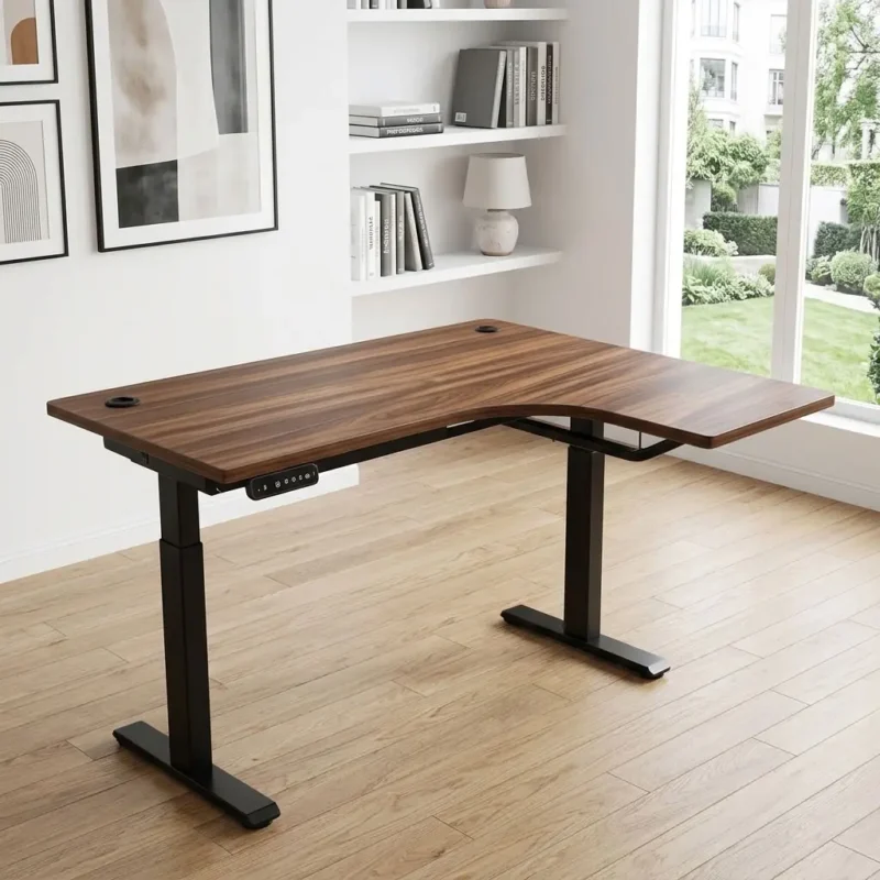 L-Shaped Electric Standing Desk