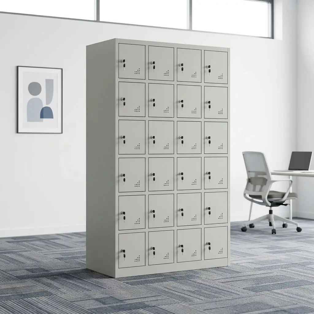 24-Door Metal Locker