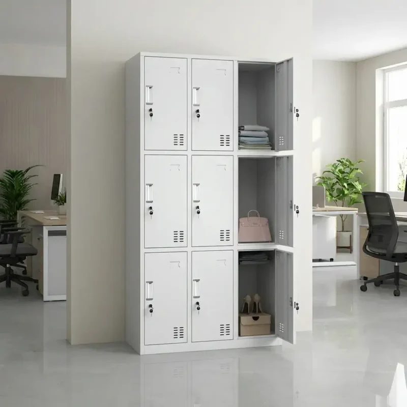 9-Door Steel Storage Locker