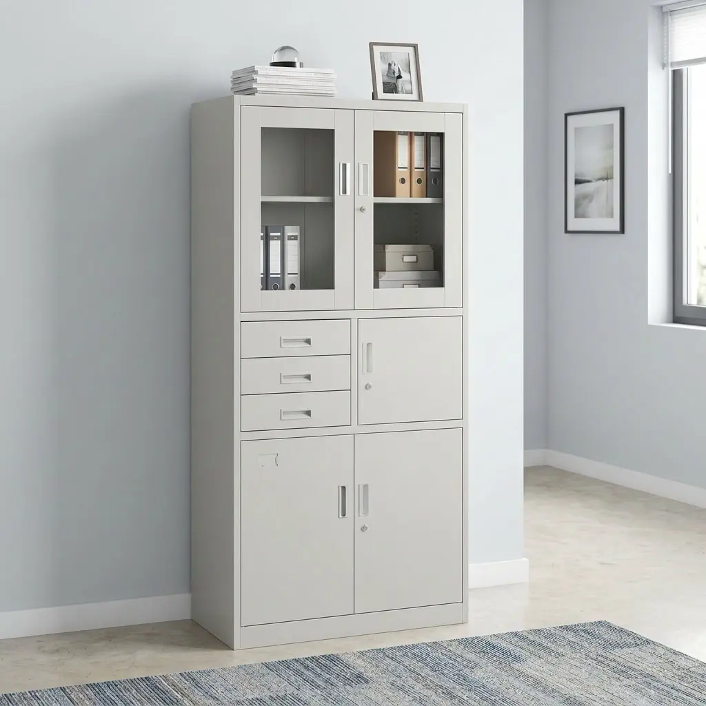 Glass Door Metal Cabinet