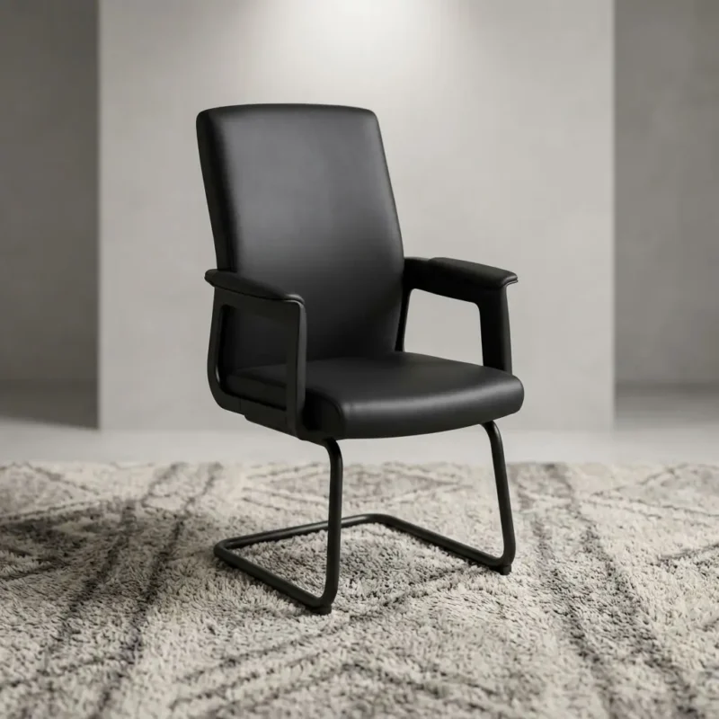 Leather Waiting Room Chair