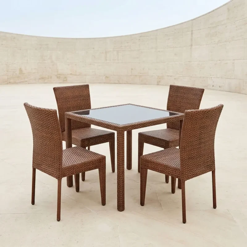 Outdoor Rattan Dining Set