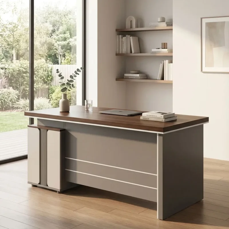 1.4m Wooden Executive Desk