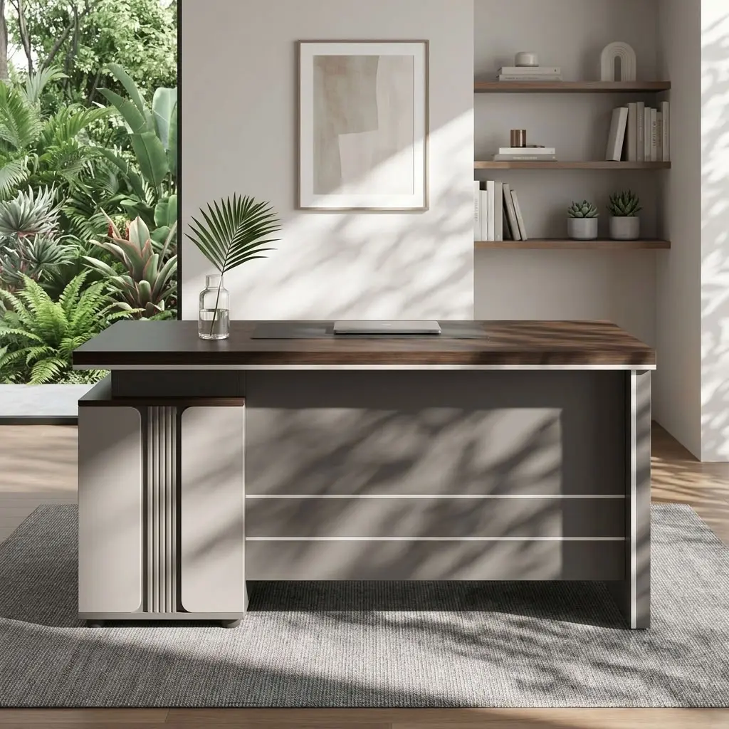 1.4m Wooden Executive Desk